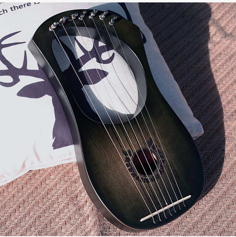 乐器琴_雅琴7弦小竖琴 十19音易学便携乐器lyre工厂批发 - 阿里巴巴