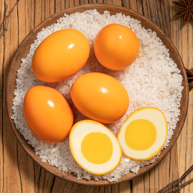好未来盐焗鸡蛋熟食休闲零食特产小吃600g批发20枚无壳鸡蛋真空装