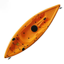 厂家彩色塑料洋气km-003皮划艇比赛钓鱼休闲娱乐水上划艇