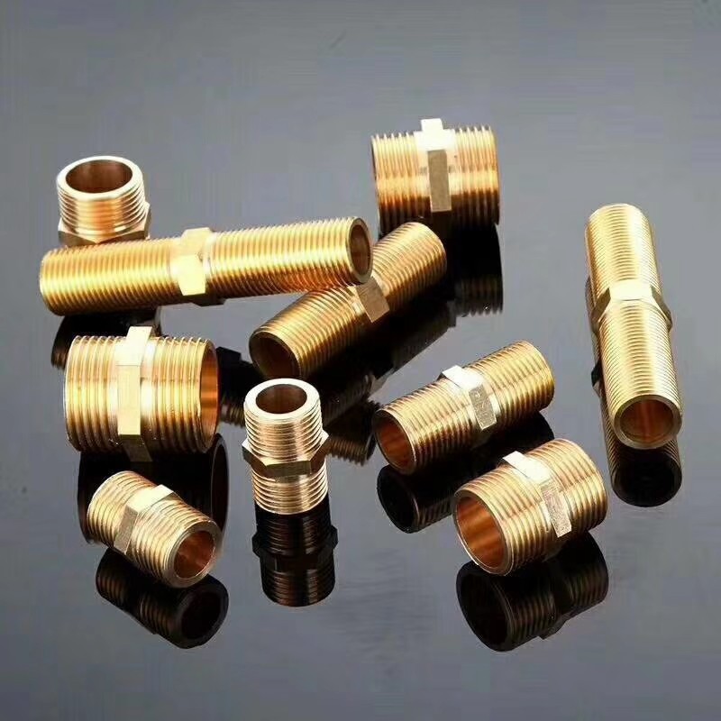 4分铜对丝 双外丝接头 内接对接直接 水暖配件批发 铜接头直销