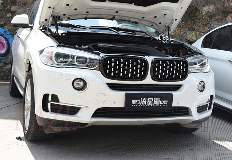 适用于18宝马x5x6 f15f16改装流星雨中网 bmw x5x6改装满天星中网