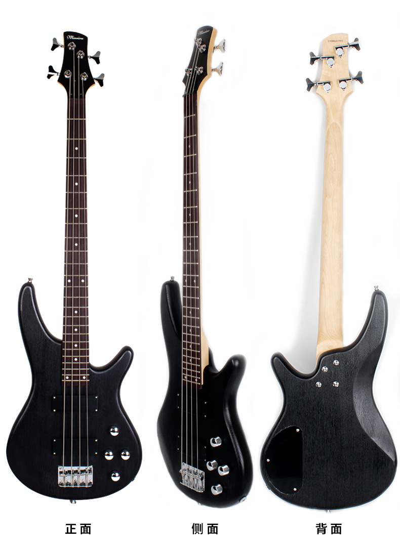 名森贝斯榆木电贝司四弦贝斯吉他乐器初学入门电贝司bass