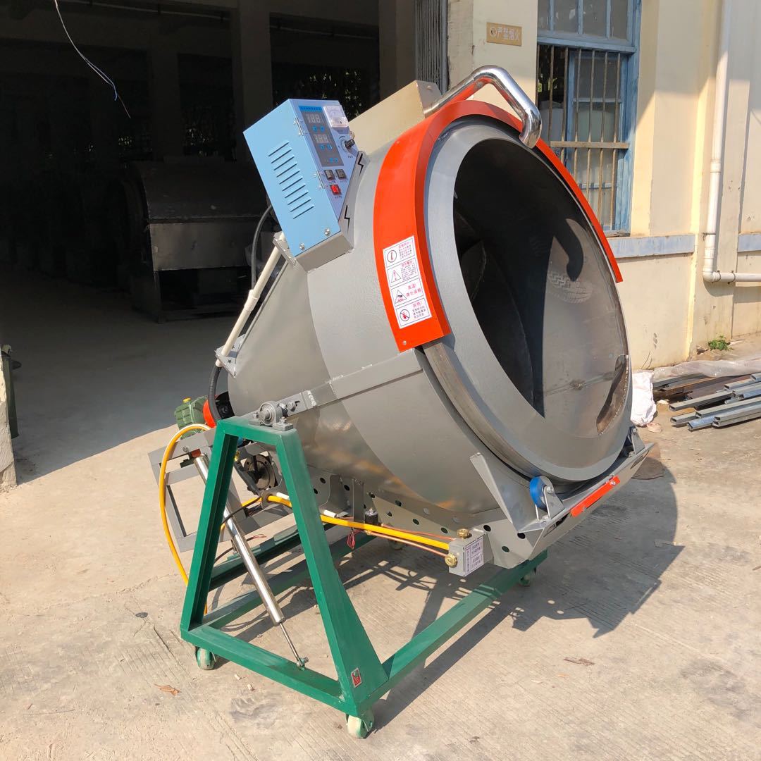 100茶叶朝天锅 杀青机燃气式炒茶机仿手工炒茶机制茶机器杀青专用