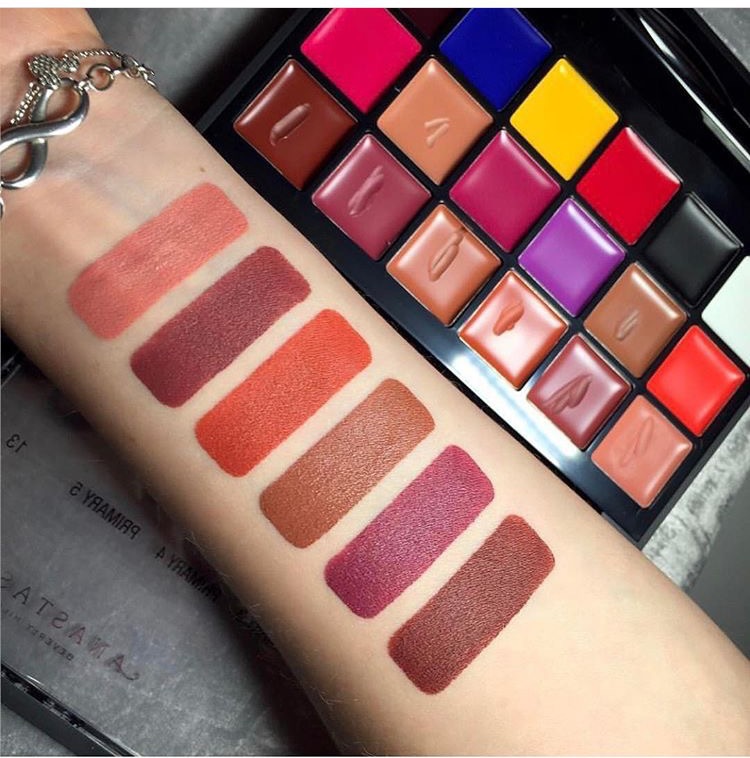 平价替代 anastasia beverly hills lip 18色口红唇膏调色盘