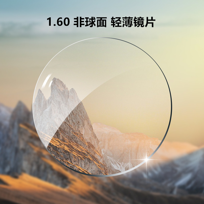 60树脂超薄非球面镜片近视老花散光加硬加膜代发可批发