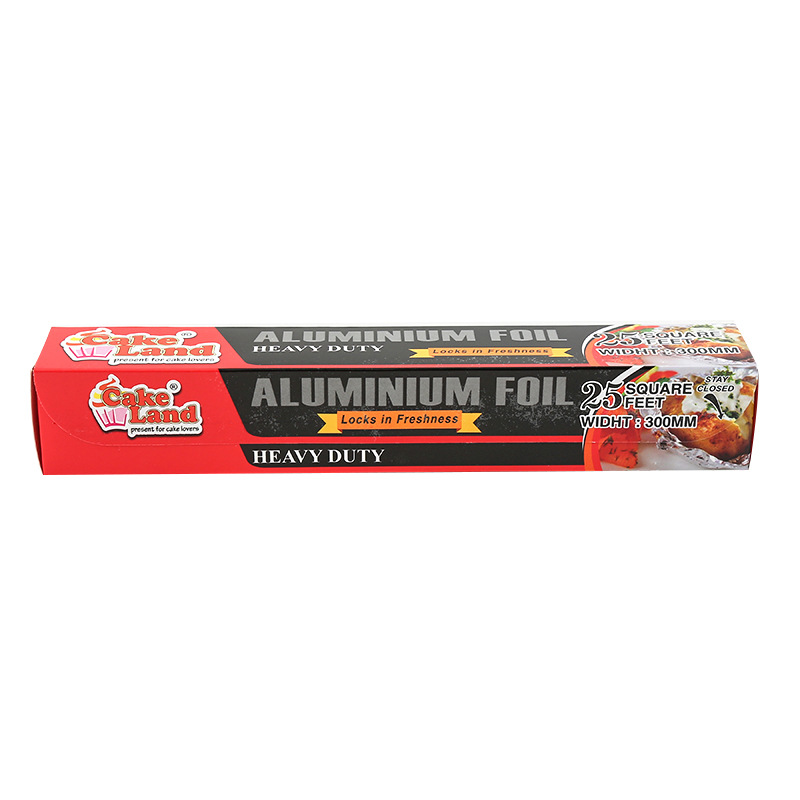 Factory Direct Sales Baking Tin Foil Barbecue Barbecue Paper Tin Foil Kitchen Baking Oven Aluminized Paper Paper 5 M