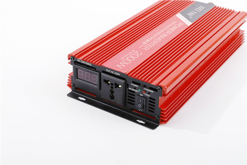 2000w逆变器12v24伏变转220v车载电源变器电器变电器数显usb