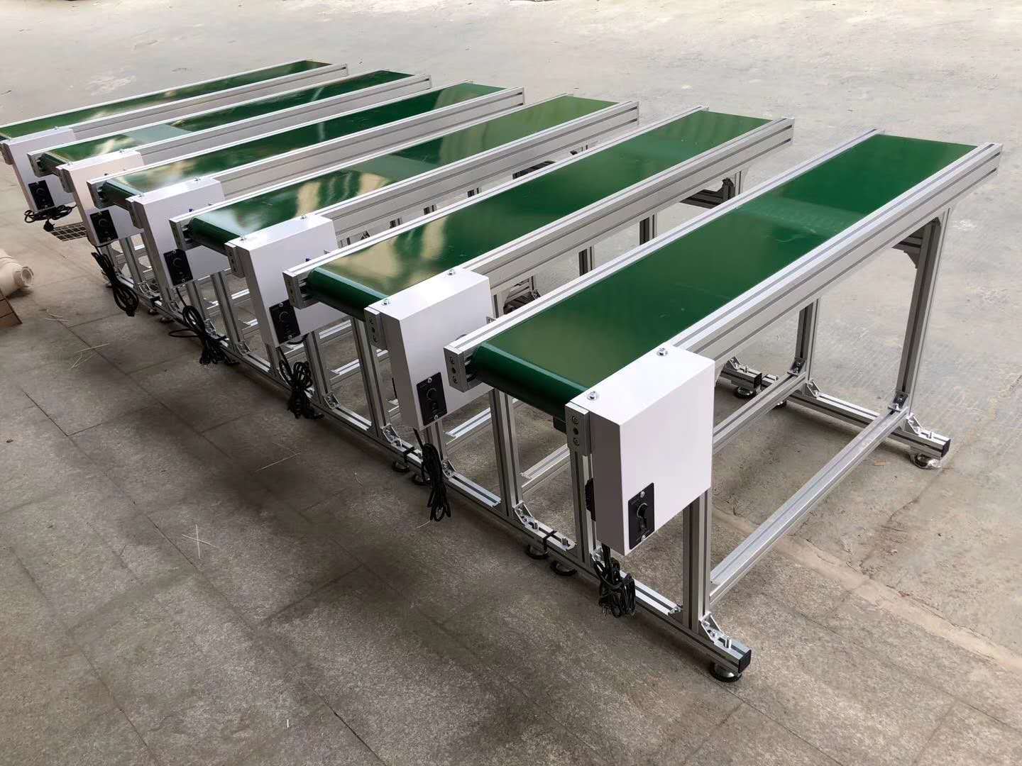 注塑机传送带打包生产流水线输送线转弯机皮带线小型输送机流水线