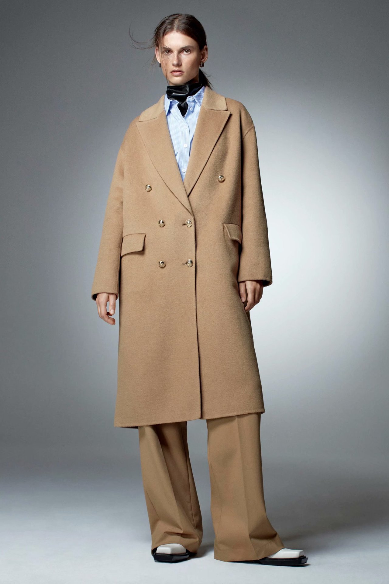 加厚呢大衣新款女士图片