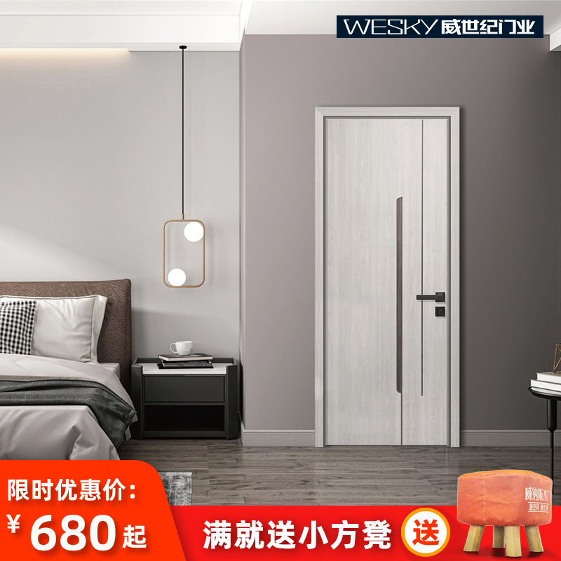 现代卧室门图片