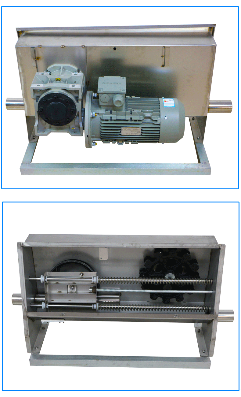 厂家直供不锈钢驱动主机壳猪用拉链式料线主机全自动料线主机