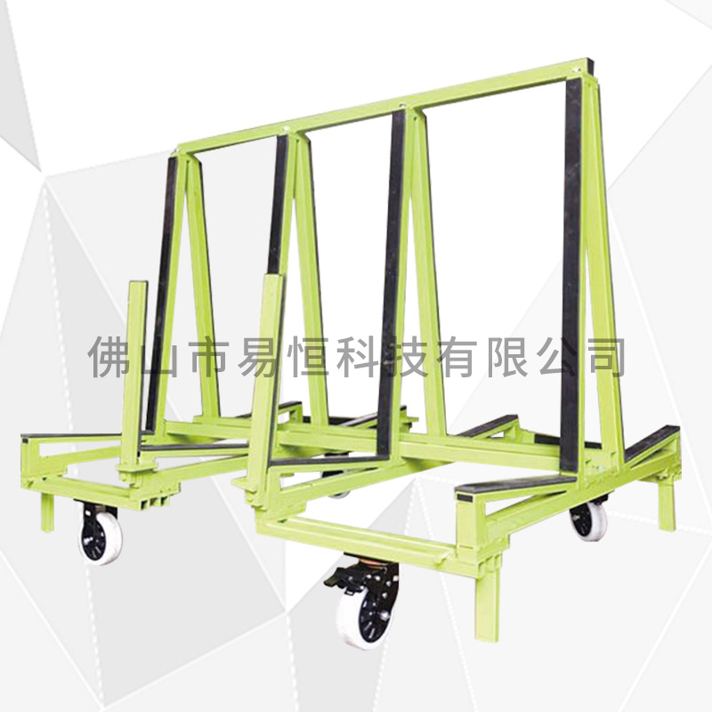 工厂门窗铝材转运架 玻璃中转搬运推料车 a字双面玻璃运输物料车