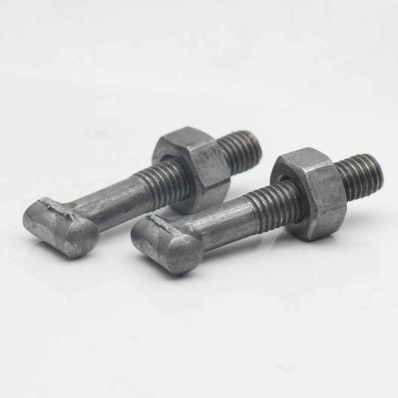 扣件螺丝螺栓 4.8级建筑扣件用本色丁字丝 河北厂家供应