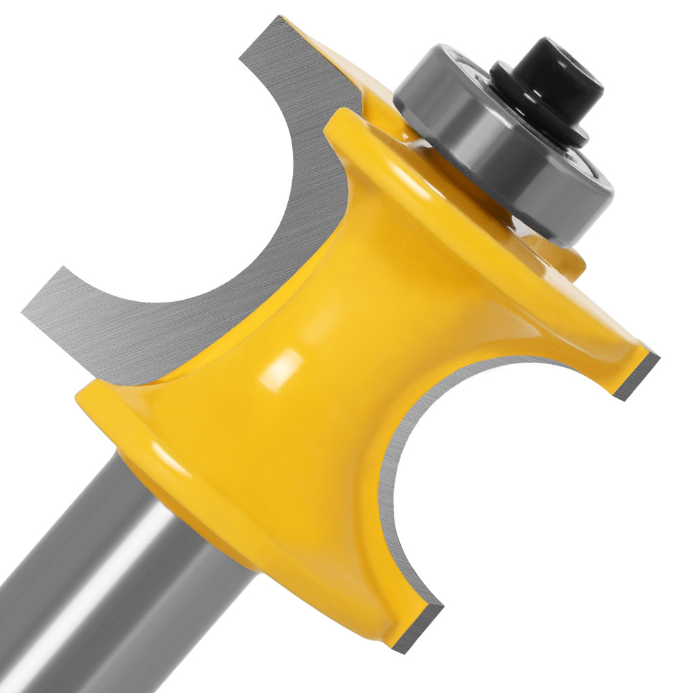 高档1/2柄轴承正半圆刀球铣刀木棍铣刀正半圆刀雕刻机木工铣刀