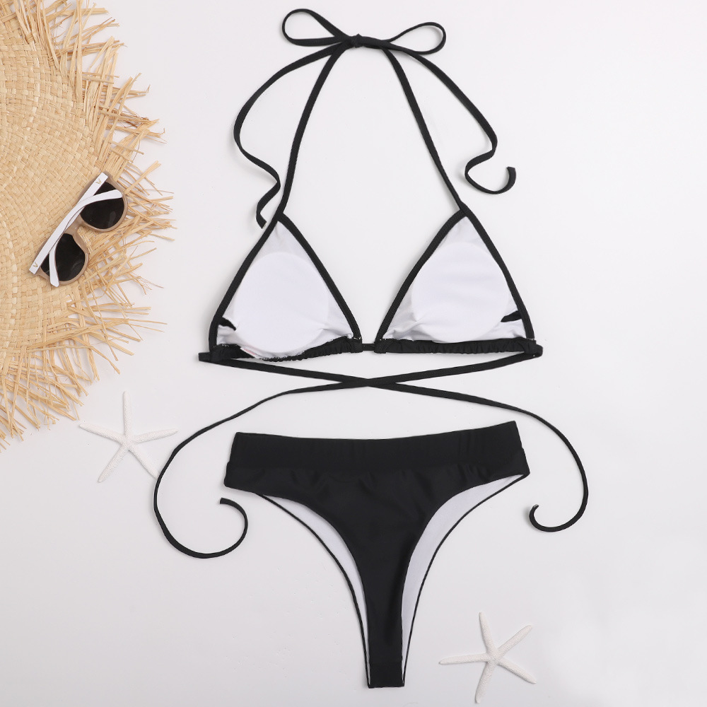 'Стильный купальник-тройка, состоит из трех предметов: трусиков, лифа и сетчатого топа, который надевается поверх лифа купить со скидкой в секс шопе  Женское белье, одежда  Пляжная одежда