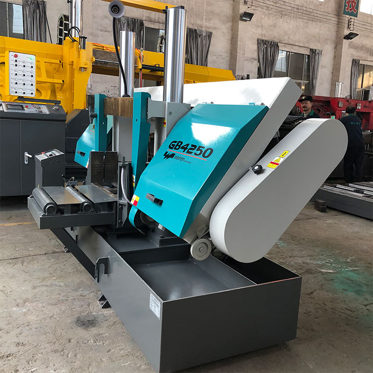 【伟仁锯床】gb4250b双头液压数控全自动卧式双柱金属带锯床-阿里巴巴