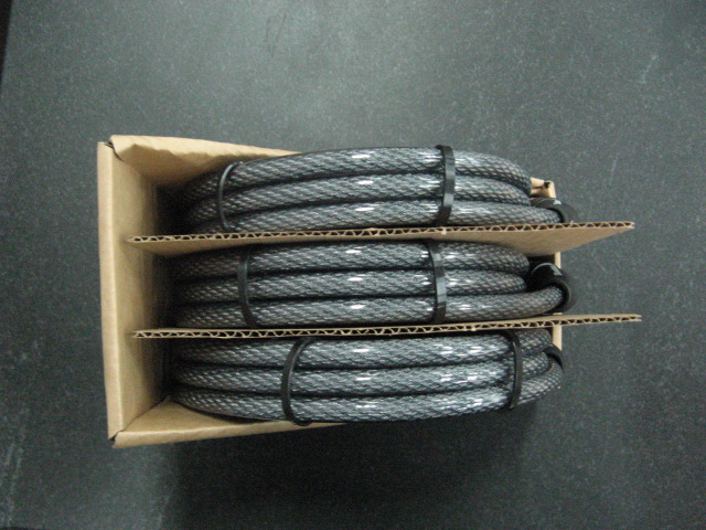 厂家直销 防盗绳涂塑彩色直式钢丝绳涂塑钢索锁具用量大优惠