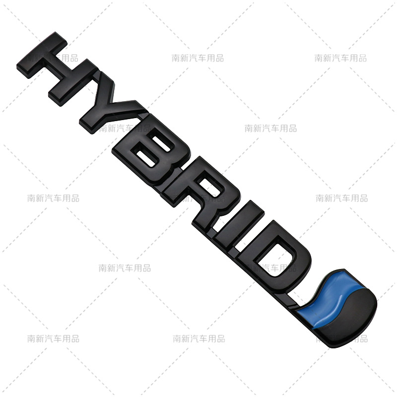 hybrid环保混合动力车标 适用于丰田rav4锐志 车身贴 车尾标贴