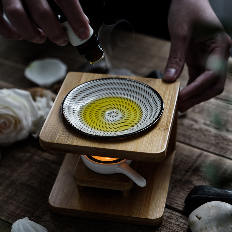 香薰灯精油炉器机陶瓷家用 蜡烛灯炉家用卧室客厅酒店美容院