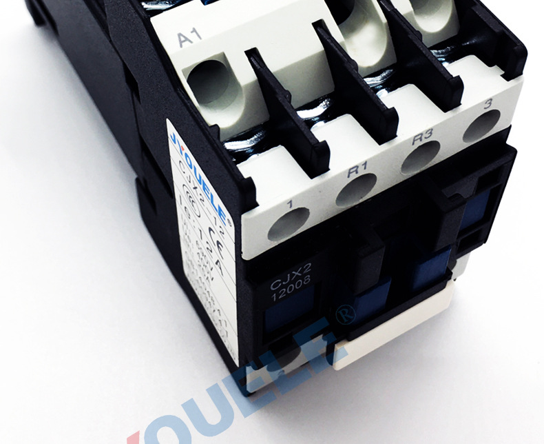 直流四极接触器cjx2-09008z加厚银点9a线圈电压220v24v12v接触器