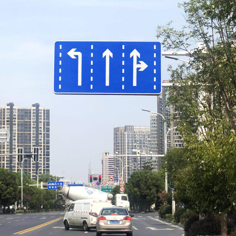 交通标志牌杆厂家 交通指示杆道路f型安全指示牌 直销标识杆路牌