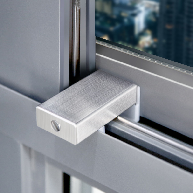 窗户锁扣限位器铝合金门窗纱窗儿童安全防护防盗推拉玻璃窗移门锁