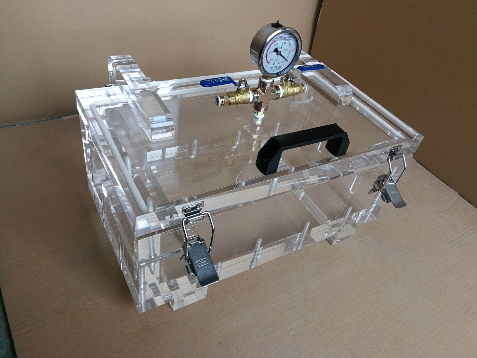 长期供应各种亚克力真空箱保温箱负压箱手套操作箱密封箱