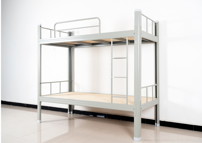上下铺铁床学生员工宿舍床双层铁架床工地床高低床学校公寓钢架床