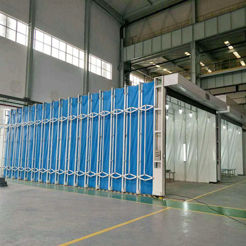 厂家直销工业烤漆房移动伸缩喷漆房折叠大型喷烤漆房型号可定制