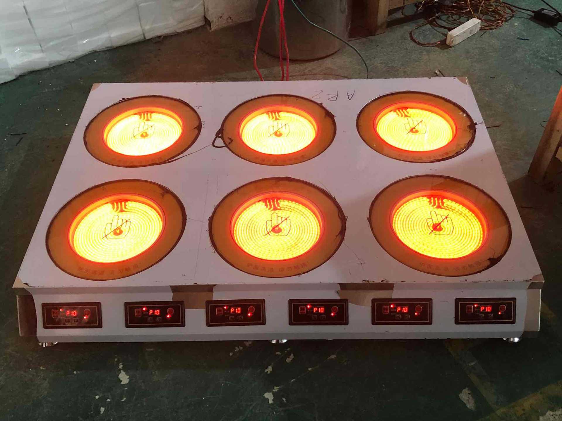 商用大功率钛晶板电陶炉3000w煲仔炉六头3500w砂锅灶台六眼2500w