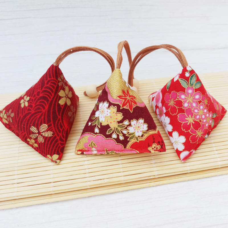 汇迪萌厂家热销端午粽香包寺庙古风香囊汽车挂件手工香袋礼品批发