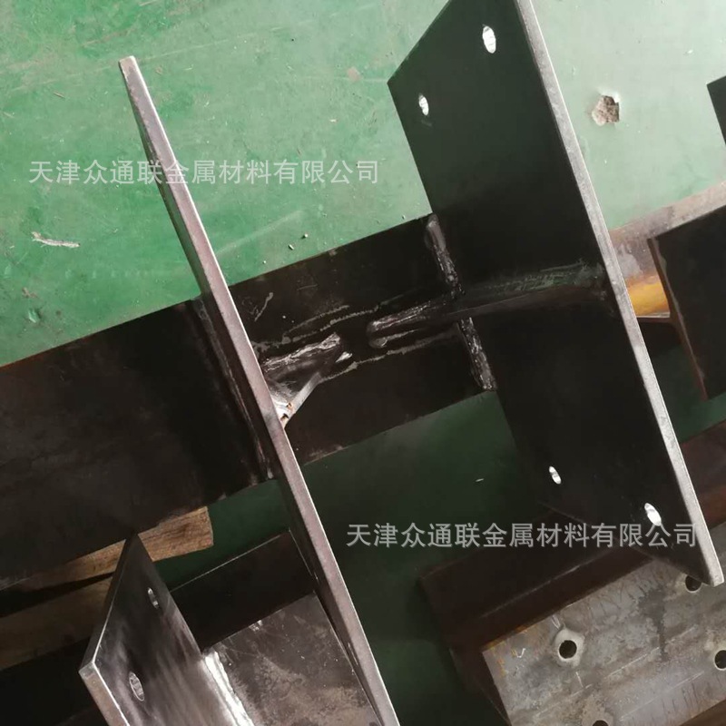 q235幕墙配件牛腿连接 360度满焊轻钢结构连接牛腿预埋件