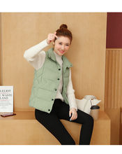 棉马甲女外穿韩版新款短款马夹坎肩冬季外套棉服女士学生棉衣冬装
