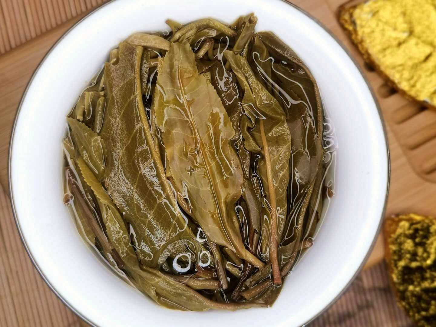 2020春勐宋金叶子 云南普洱茶生茶茶叶勐海迷你方砖 挂杯香