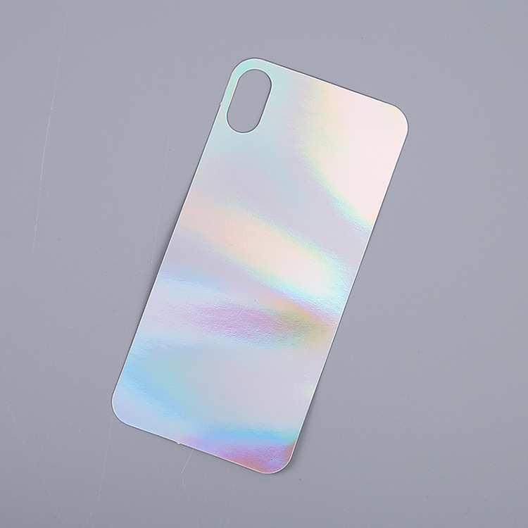 适用于iphone保护套 炫彩镭射卡片 双面镭射手机保护壳卡片