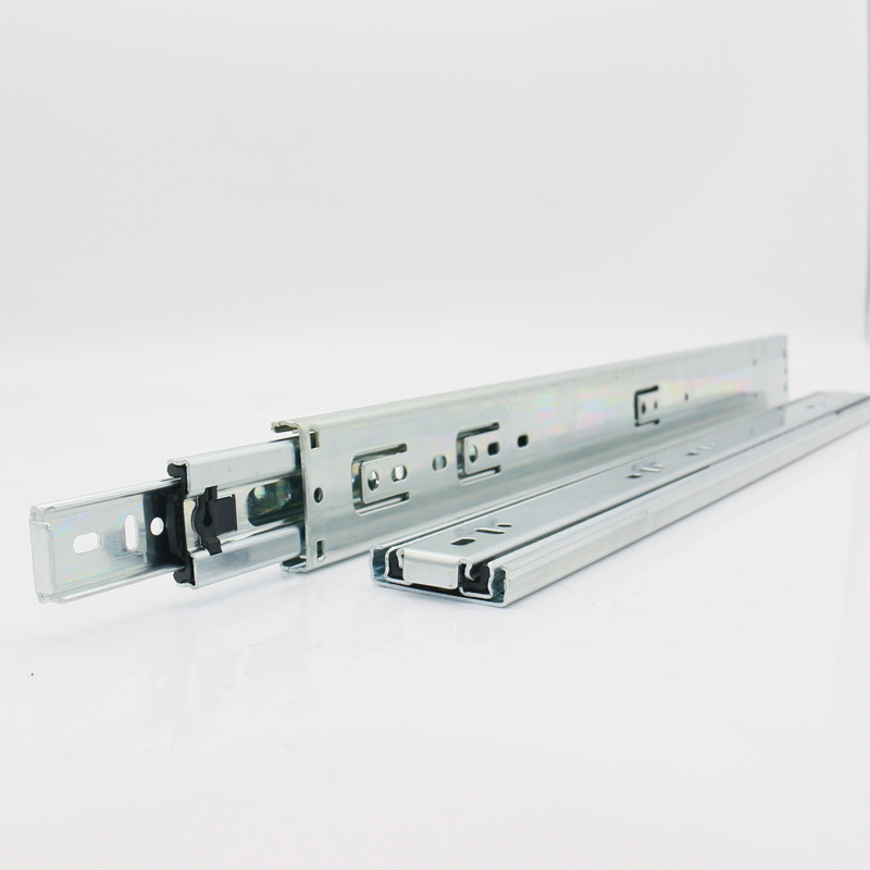 sh-abc广东星徽45宽反弹三节钢珠滚珠滑轨 可拆式抽屉导轨轨道