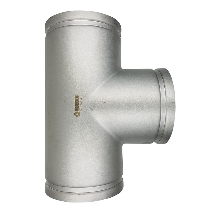 自来水管件薄壁不锈钢管件沟槽三通沟槽连接件供水管件