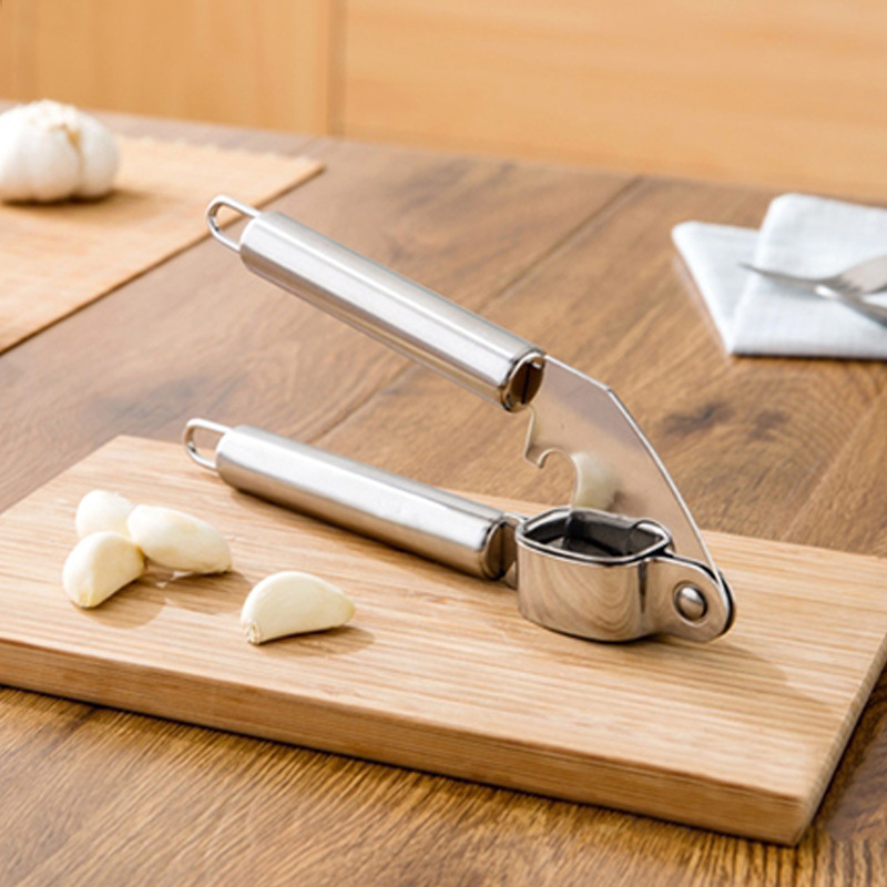 不锈钢压蒜器手动捣蒜器捻蒜器创意厨房工具蒜蓉蒜泥器挤蒜器批发