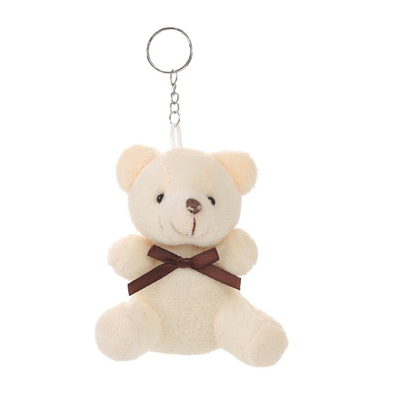 Bole Bow Tie Teddy Bear Plush Toy Bear Doll Small Pendant Cross-Border Amazon Gift Factory Price Wholesale