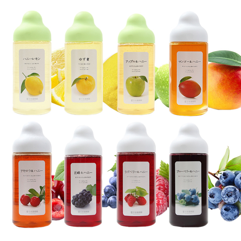 日本杉养蜂园蜂蜜果汁蜜500g柚子蜜葡萄蜜多口味新效期21年10月