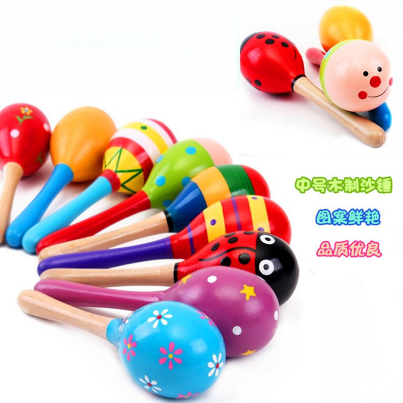 Wholesale Orff Musical Instrument Small Size Sand Ball Sand Hammer Series Early Childhood Education Toys Baby Hand-Held Educational Toys