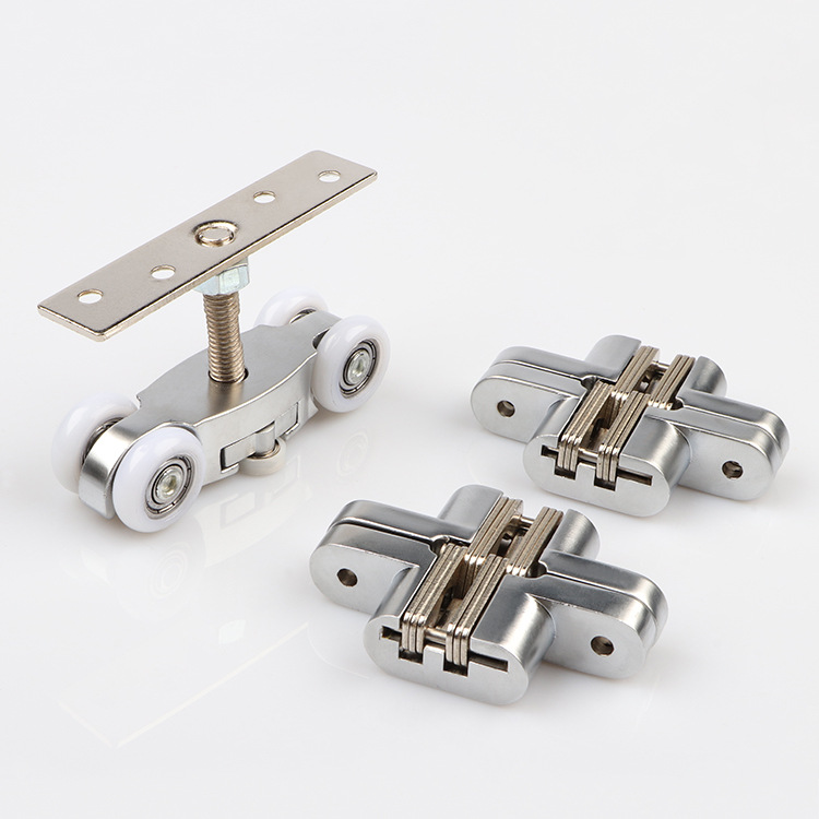 折叠门吊轮滑轮折叠门五金配件折合门轨道推拉门万向吊滑轮静音轮