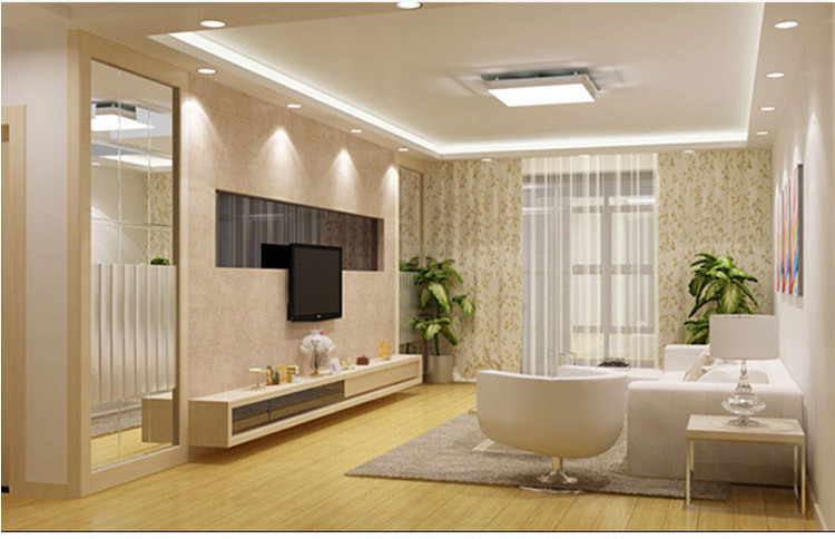 欧普灯带led三色变光家用照明电视背景墙超亮双排客厅吊灯装饰灯