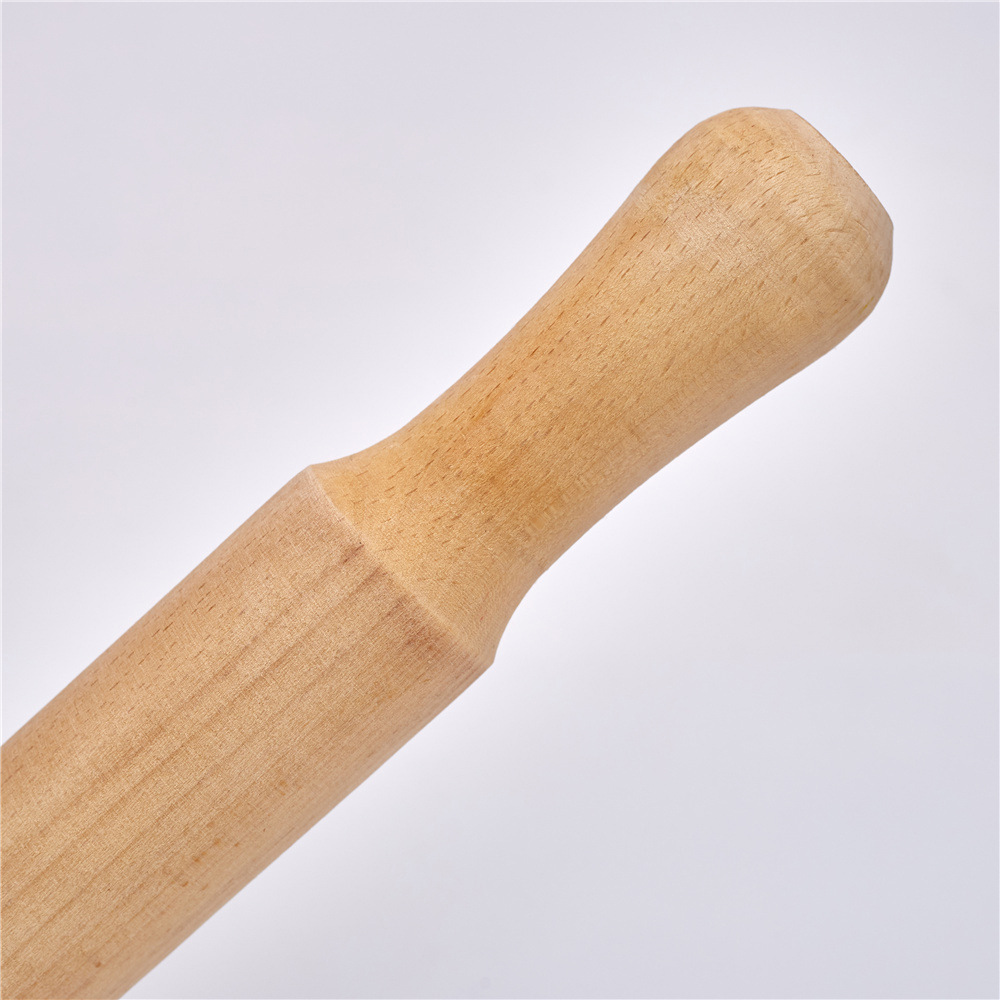 厂家直销陶艺工具小号擀泥棍带手柄木制品粘土工具泥板成型工具