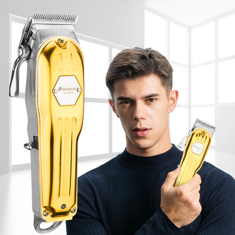 跨境新款全金属电动理发器发廊专用充电式电推剪男士油头电推子