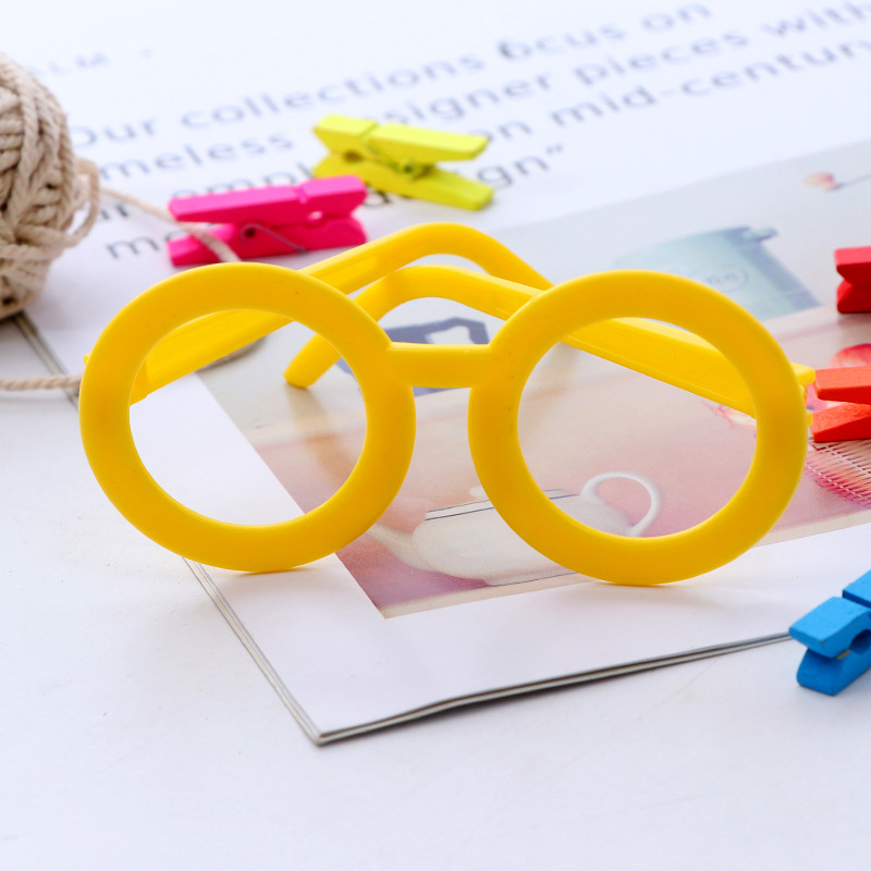 批发儿童眼镜框可爱无镜片男童女童玩具卡通框架潮小孩塑料眼镜框