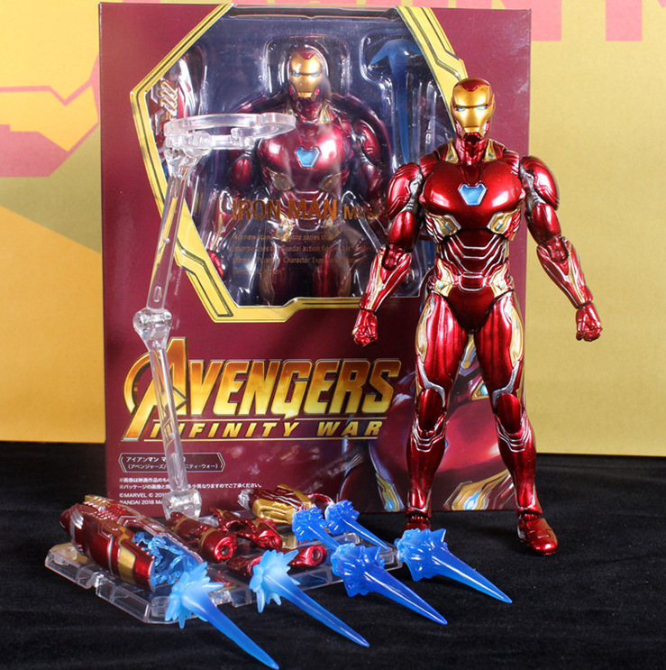 shf钢铁侠mk50 漫威复仇者联盟关节可动手办模型玩具公仔