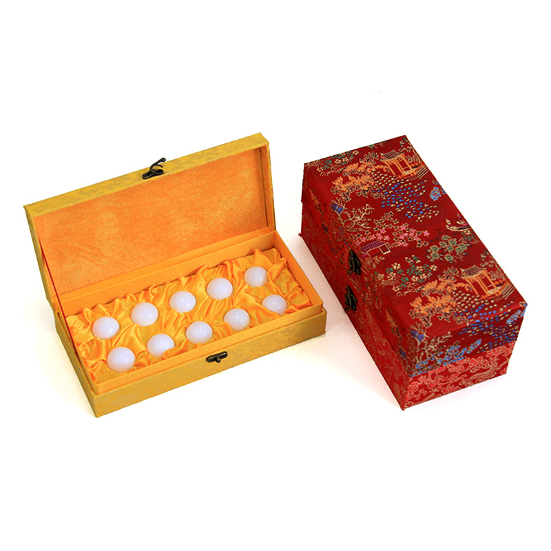 通用简易9克装药丸盒 清宫蜜丸包装盒 翻盖锦盒装蜡丸蜜丸安宫盒