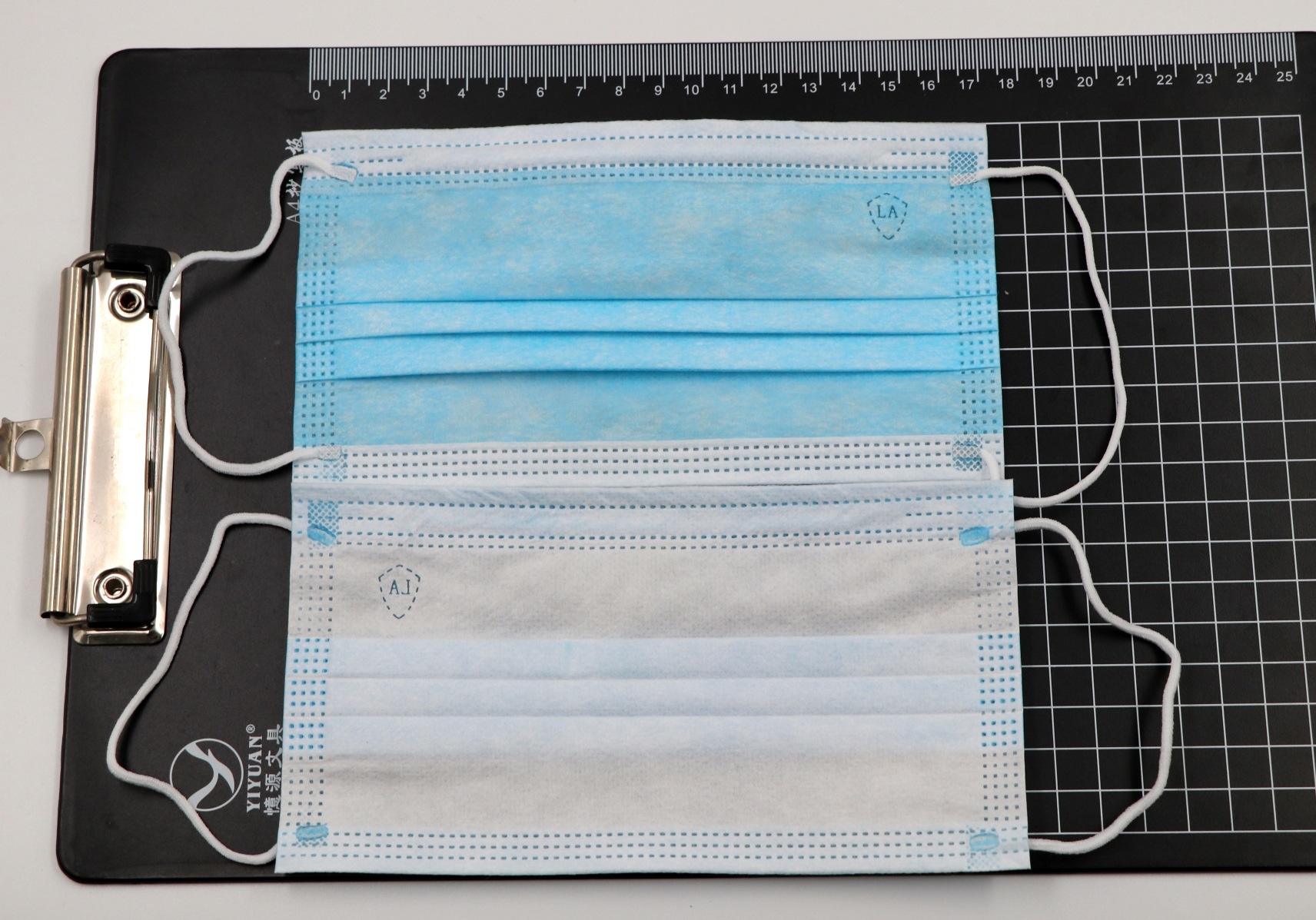 冠桦一次性口罩三层加厚蓝色无纺布防护防尘透气[50个装现货]