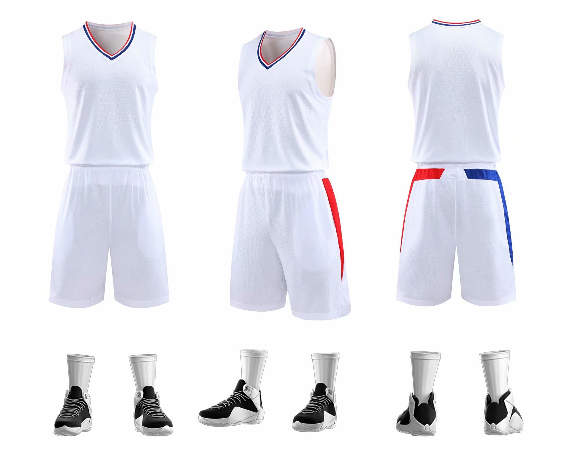 速干透气成人篮球服套装大学生运动比赛球衣定制空白版团购训练服